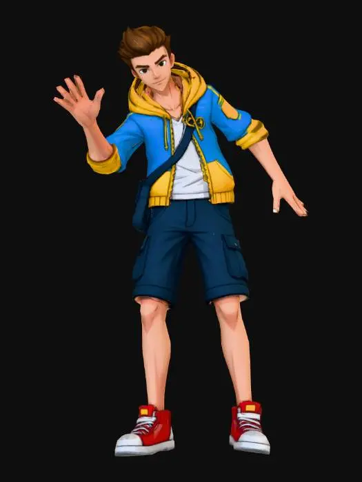 3D model for Animated Adventurer