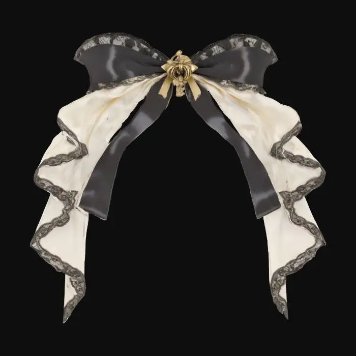 3D model for Elegant Lace Bow