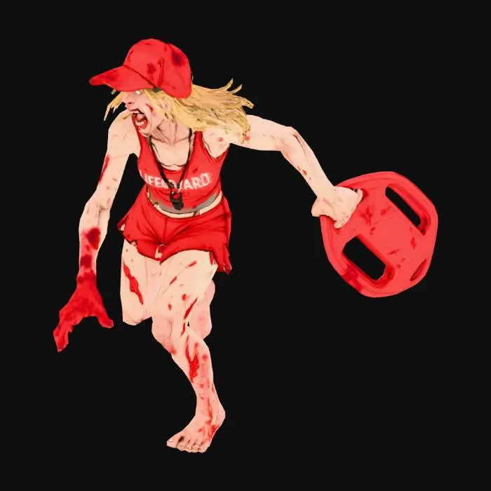 3D model for Zombie Lifeguard on Duty