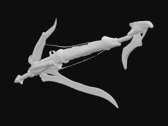 3D model for crossbow (20%) is a large claymore with glowing gold veins, gold fuller, and rubberized grip.
 SKINS (UNREAL ENGINE 5 – MASTER MATERIAL VARIANTS)
Each skin should be implemented as a Material Instance with dynamic parameters for color, metalness, emissive glow, wear/damage, and cloth pattern.

1. 🔥 Sanctified Wrath
Colors: White surcoat, red cross, glowing gold trim.

Glow FX: Emissive veins on sword + gold sigils on armor.

Look: Divine, shining in battle, minimal wear.