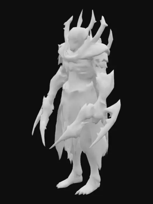 3D model for 

ENEMY FACTION: The Hollowborn

1. Raze Morrow – Skull General

Skills: Bone armor, teleport strike, soul siphon

Weapon: Dual bone-blades that regenerate from fallen enemies