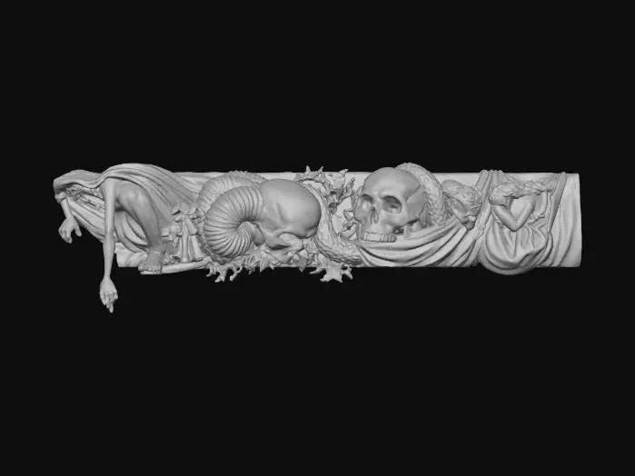 3D model for Mortality's Embrace