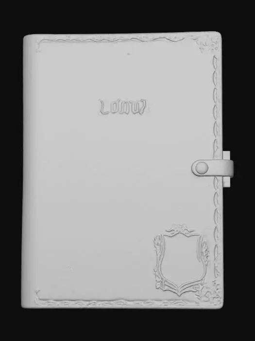 3D model for LeatherBound Diary