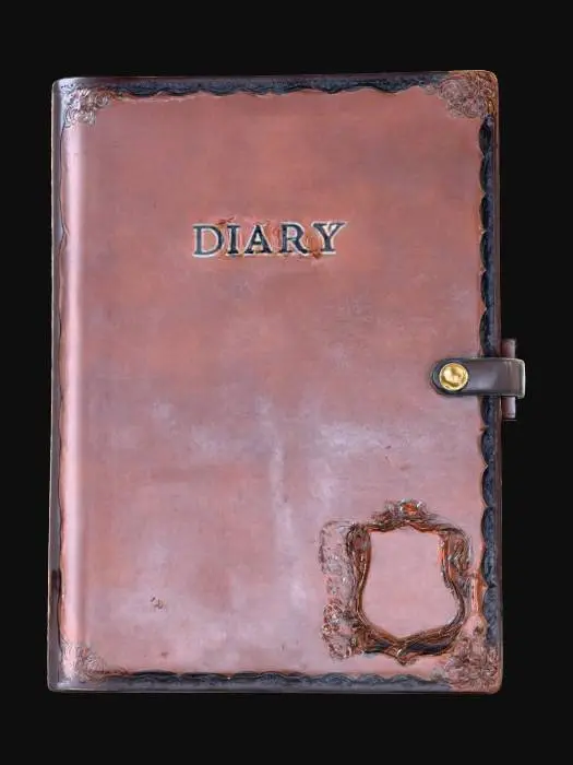 3D model for LeatherBound Diary