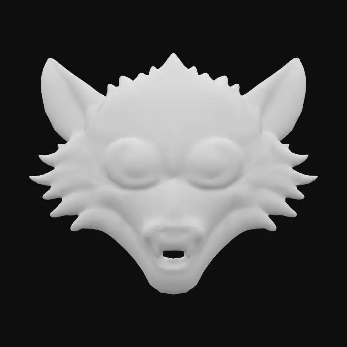 3D model for a pagan mask of an animal