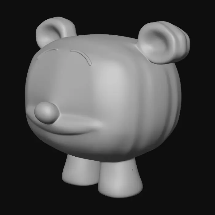 3D model for Gummy Bear Character
