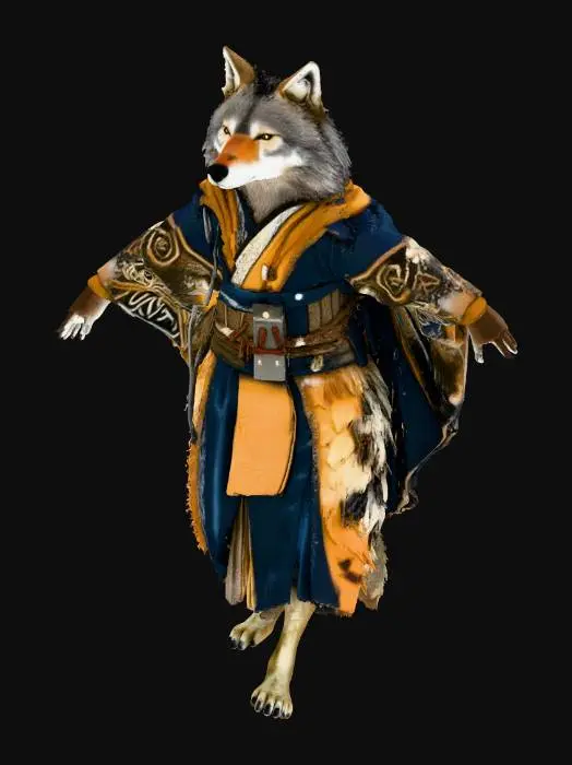 3D model for Wolf Warrior Honor