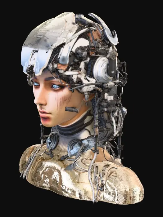 3D model for Cybernetic Elegance, #Thanksgiving#