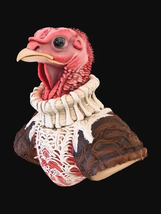 3D model for Cozy Turkey, #Thanksgiving#