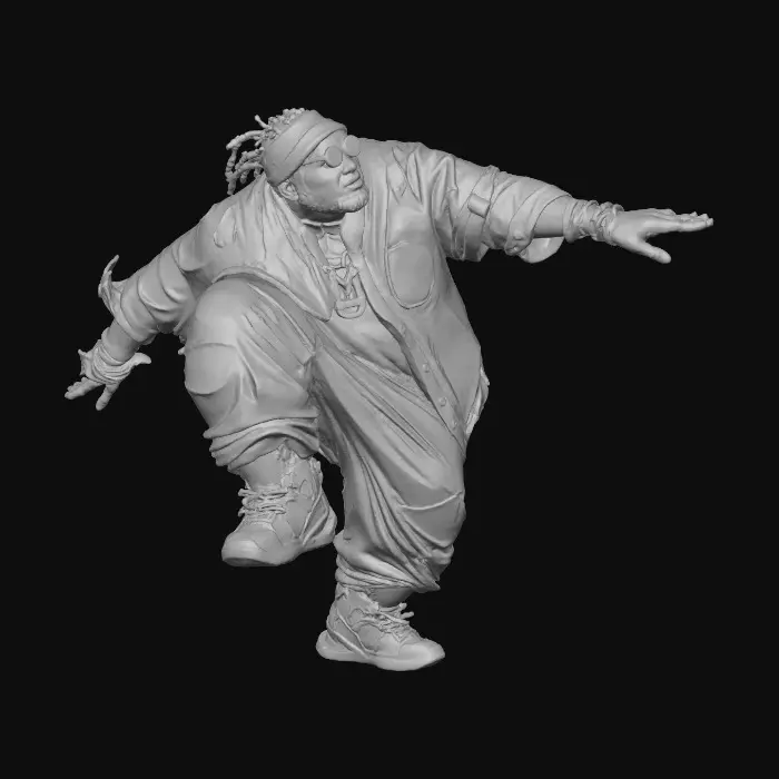 3D model for Hip Hop Vibe, #Thanksgiving#