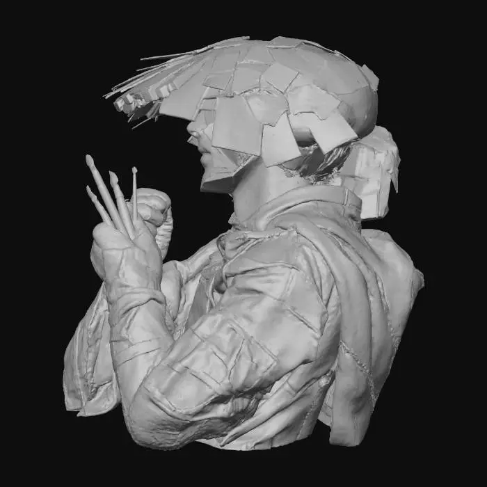 3D model for The Cardboard Artist