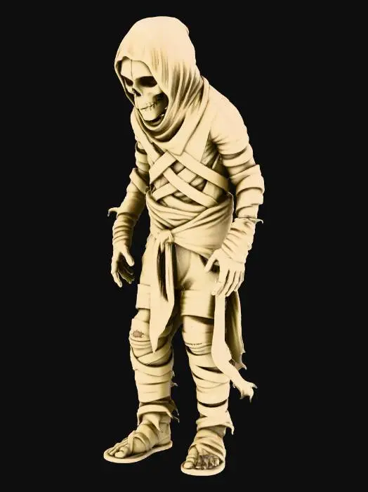 3D model for Mummy lowly character