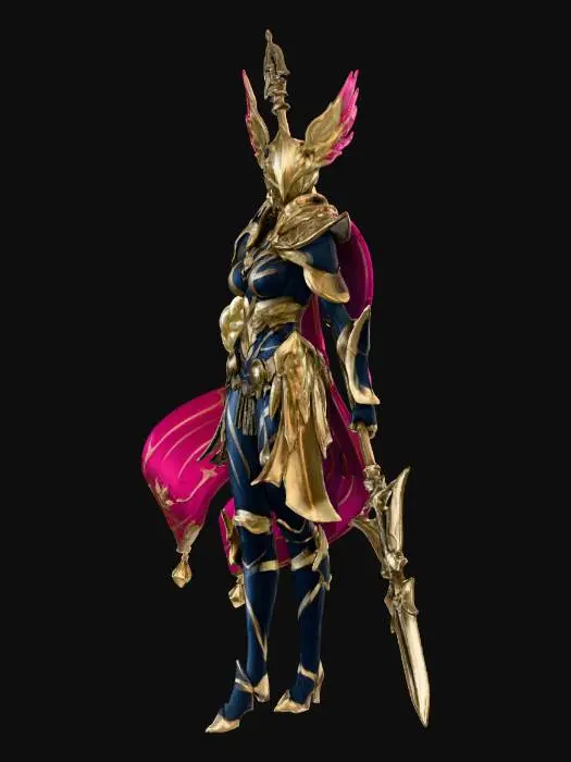 3D model for Warrior of the Valkyrie.