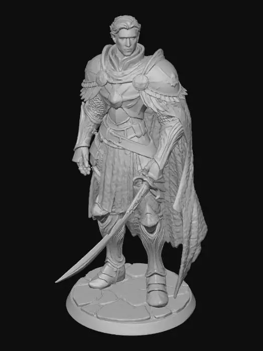 3D model for Paladin of the Sun