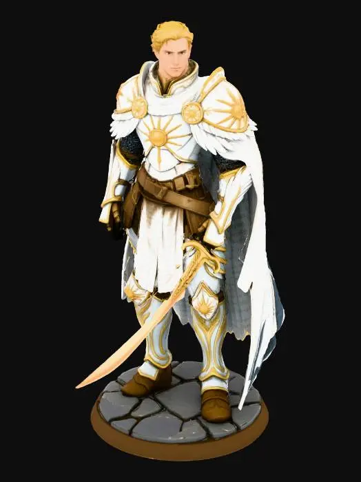 3D model for Paladin of the Sun
