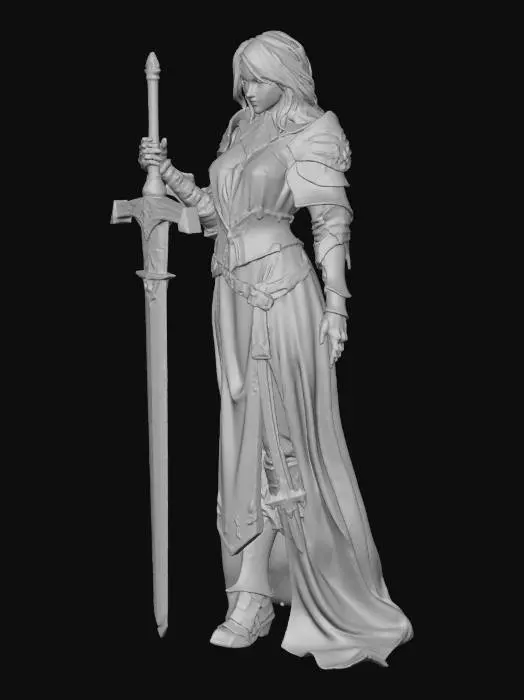 3D model for Meshy_AI_Paladin_of_Light