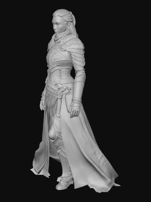 3D model for Knight of Valor
