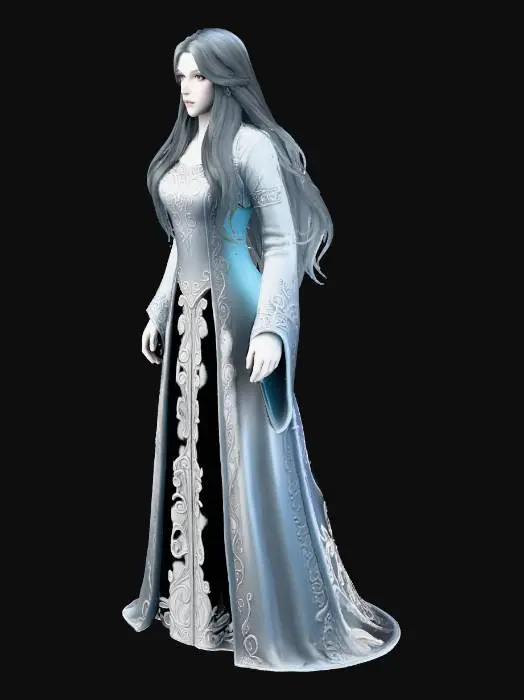 3D model for female maiden
