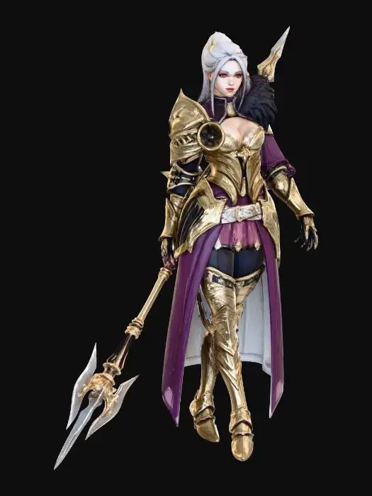 3D model for Spear lady