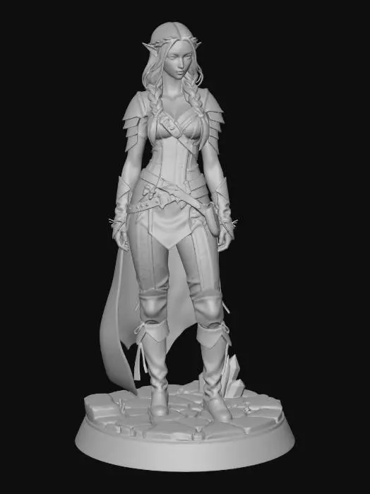 3D model for Elven Sentinel