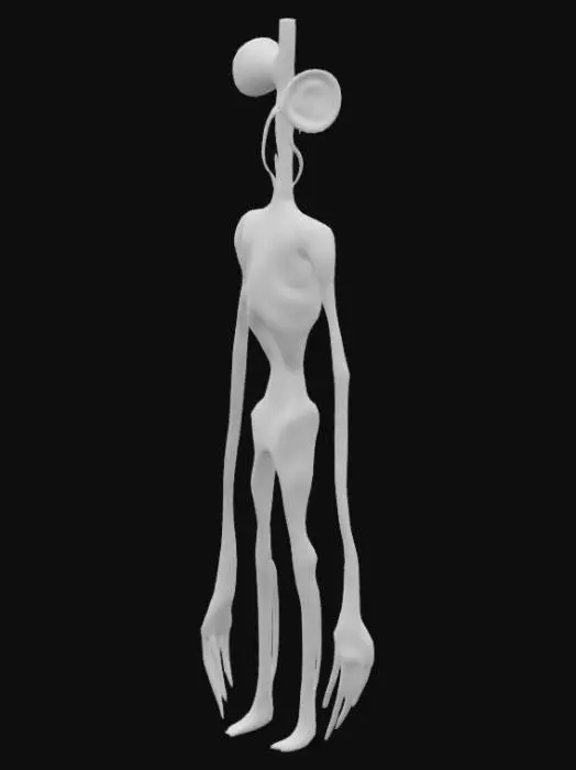 3D model for Siren Head Illustration