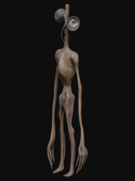 3D model for Siren Head Illustration