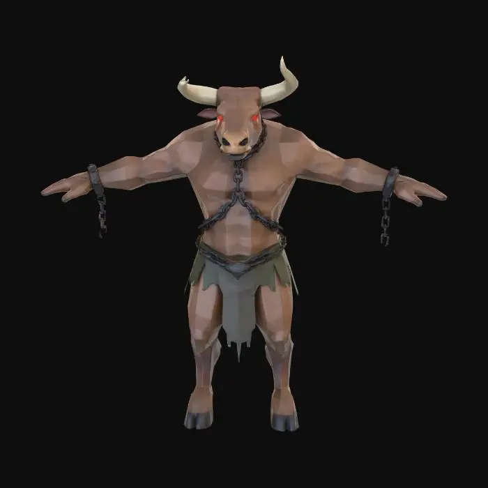 3D model for Minotaur Guardian