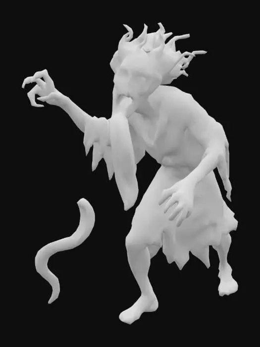 3D model for Yokai With Long Tongue