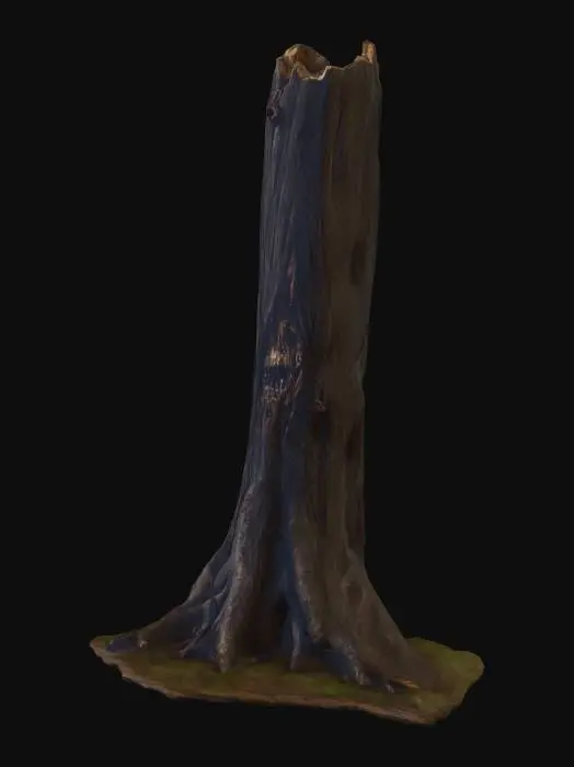 3D model for çürümüş kütük yapar mısın gotik tarzda olsun korku oyunu için