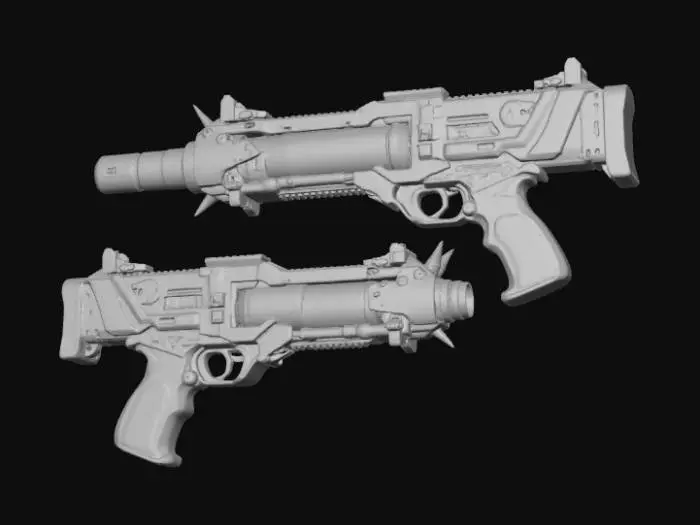 3D model for Monster guns