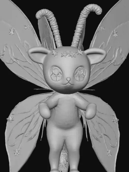 3D model for Chibiusa fairy wings ribbons