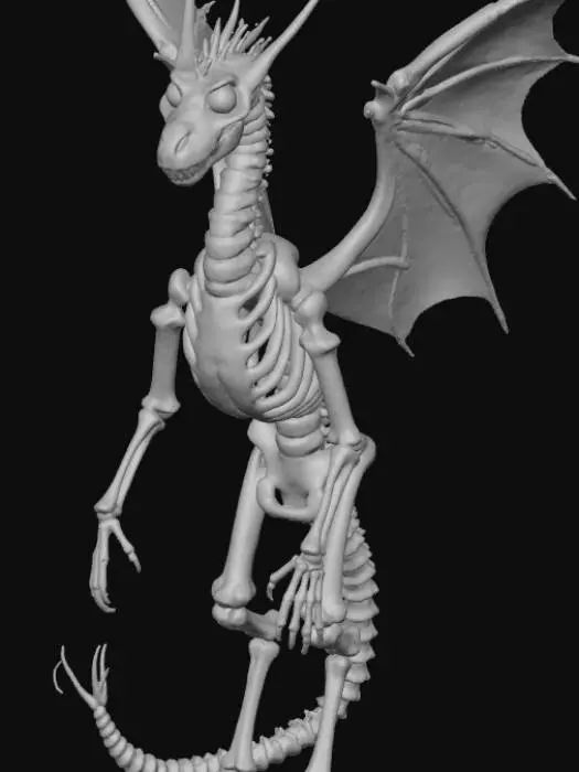 3D model for Skeleton dragon