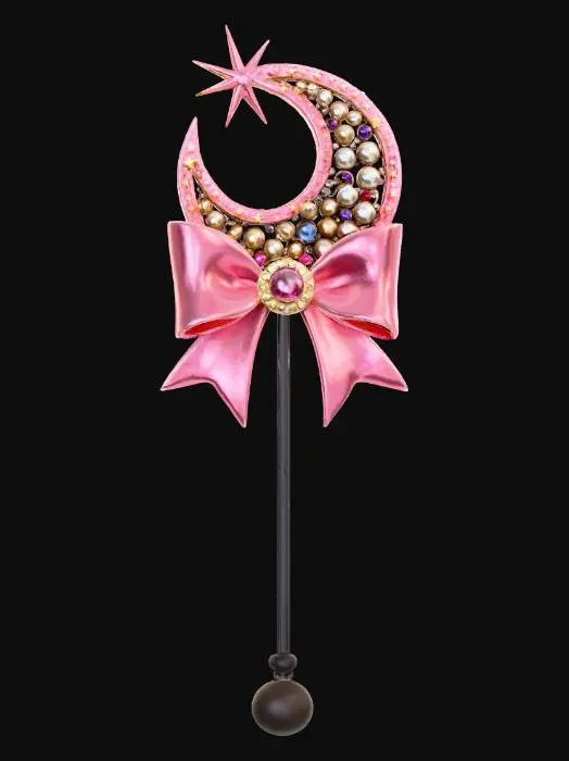 3D model for Sailor moon broach