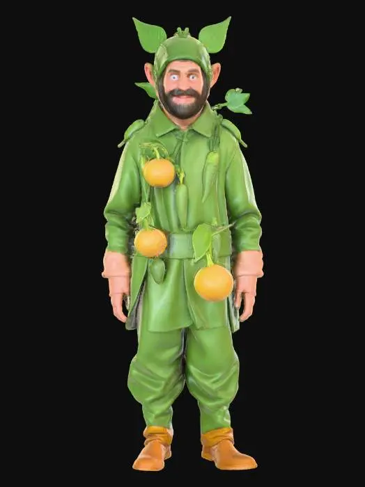 3D model for Man eating plants