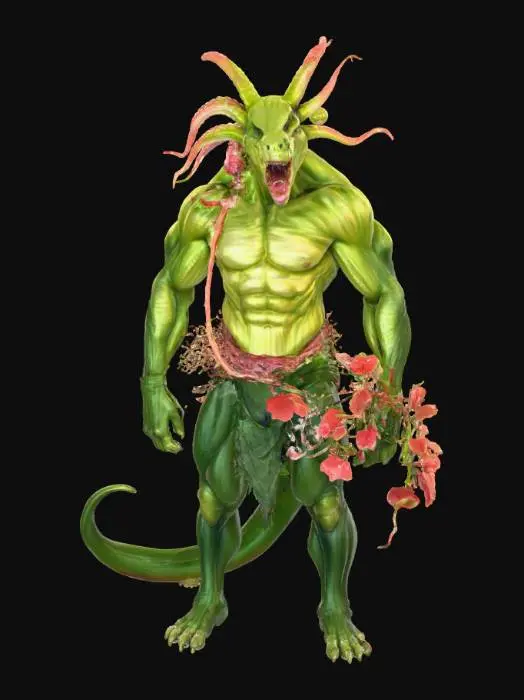 3D model for Carnivoress Man eating plants