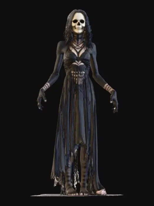 3D model for Female zombies