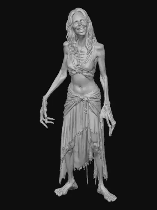 3D model for Female zombies