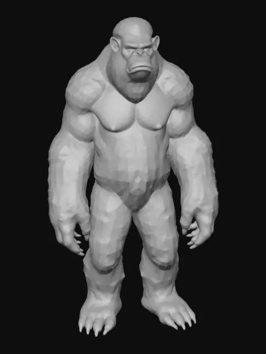 3D model for Alien Bigfoot cryptids mythic scary