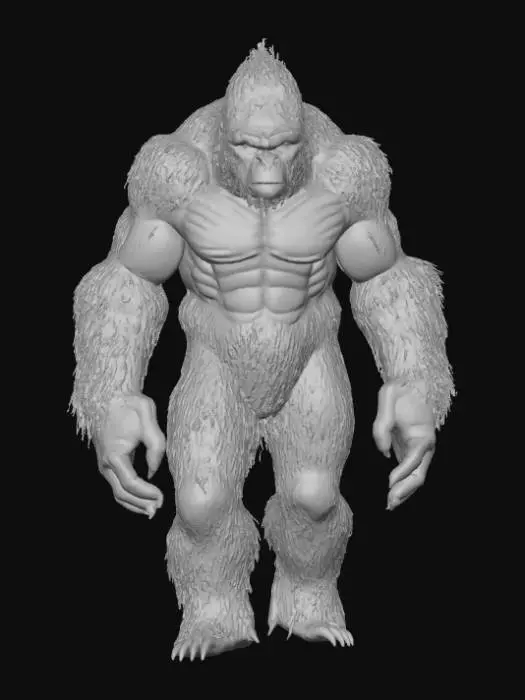 3D model for Alien Bigfoot cryptids mythic scary