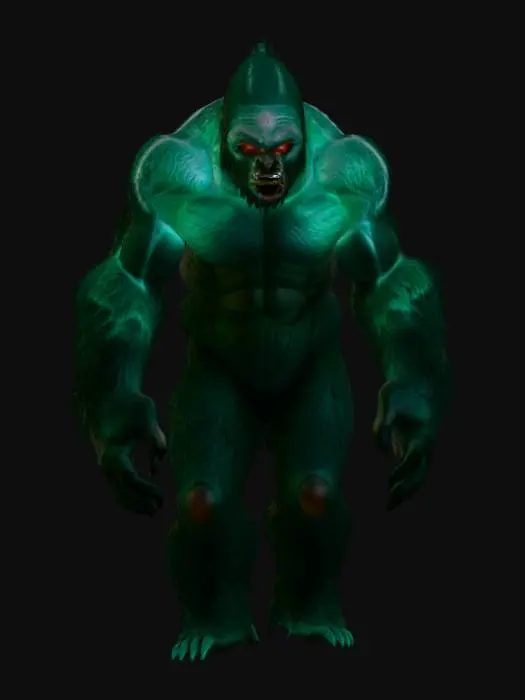 3D model for Alien Bigfoot cryptids mythic scary