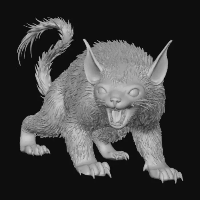 3D model for Demon sloth cryptids mythic scary