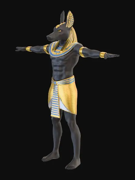 3D model for Anubis Stance