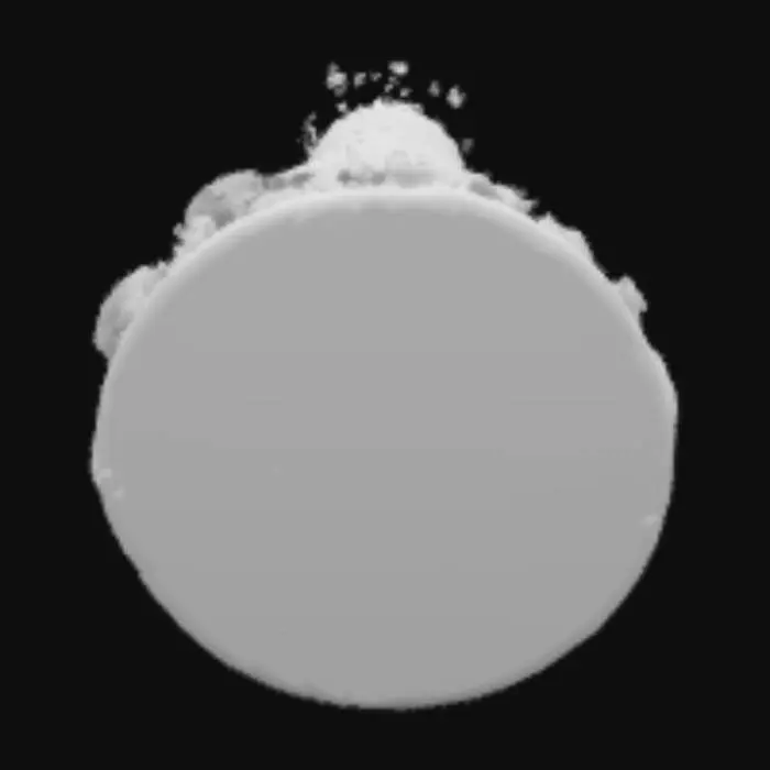 3D model for "An enormous royal celebration cake standing over five tiers tall, each layer intricately decorated with gold leaf, pearl accents, and baroque-style piping. The cake is adorned with edible crowns, scepters, and roses made of fondant, in shades of deep royal blue, gold, and ivory. Crystal-like sugar decorations cascade down the sides