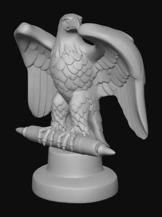 3D model for Golden Eagle Statue