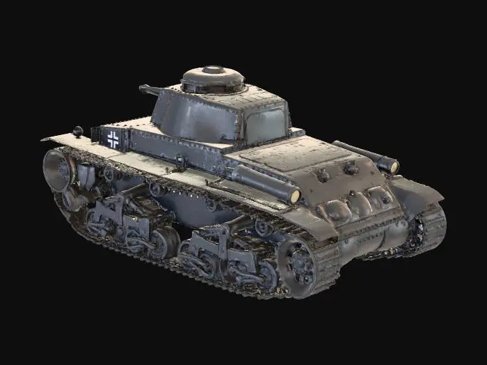 3D model for Panzer Exhibit
