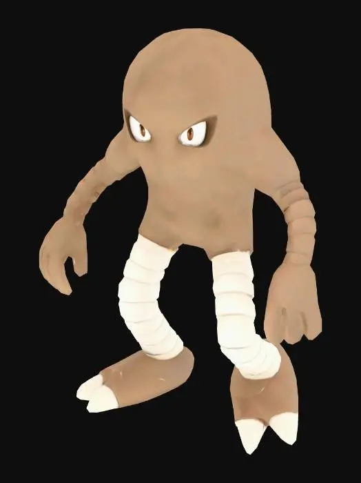 3D model for Martial Kicker Creature