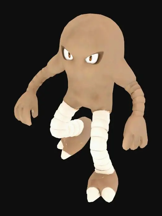 3D model for Martial Kicker Creature