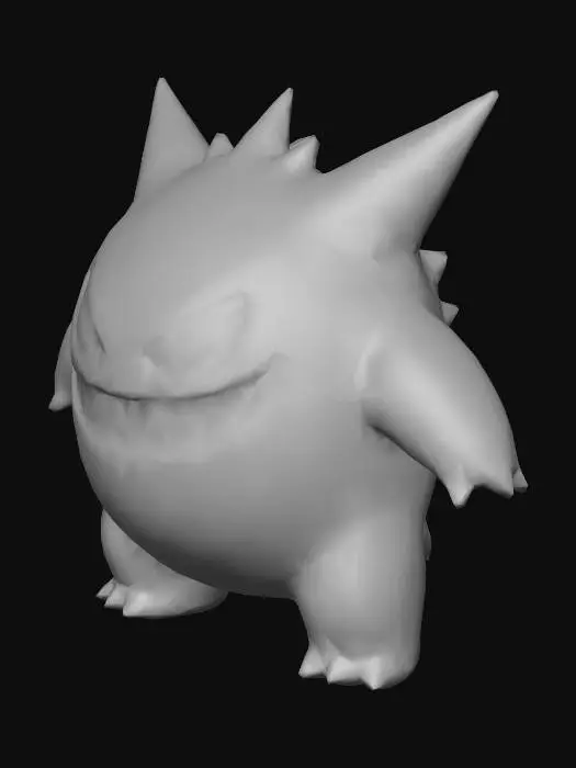 3D model for Gengar Grin