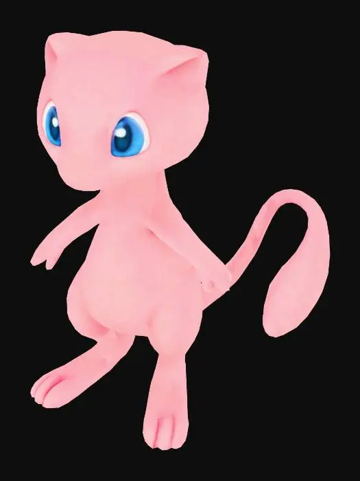 3D model for Mew Illustration