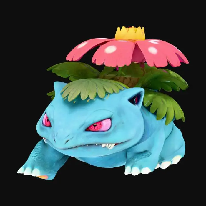 3D model for Floral Guardian
